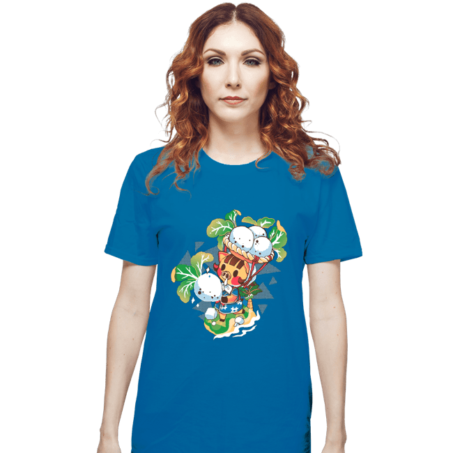 Shirts T-Shirts, Unisex / Small / Sapphire Stalk Girl