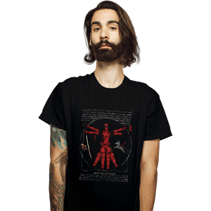Secret_Shirts T-Shirts, Unisex / Small / Black Vitruvian Mercenary