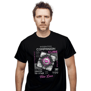 Secret_Shirts T-Shirts, Unisex / Small / Black Companion Cube