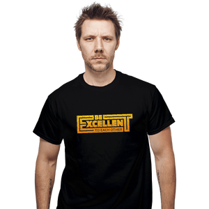 Shirts T-Shirts, Unisex / Small / Black Keanu Be Excellent To Each Other