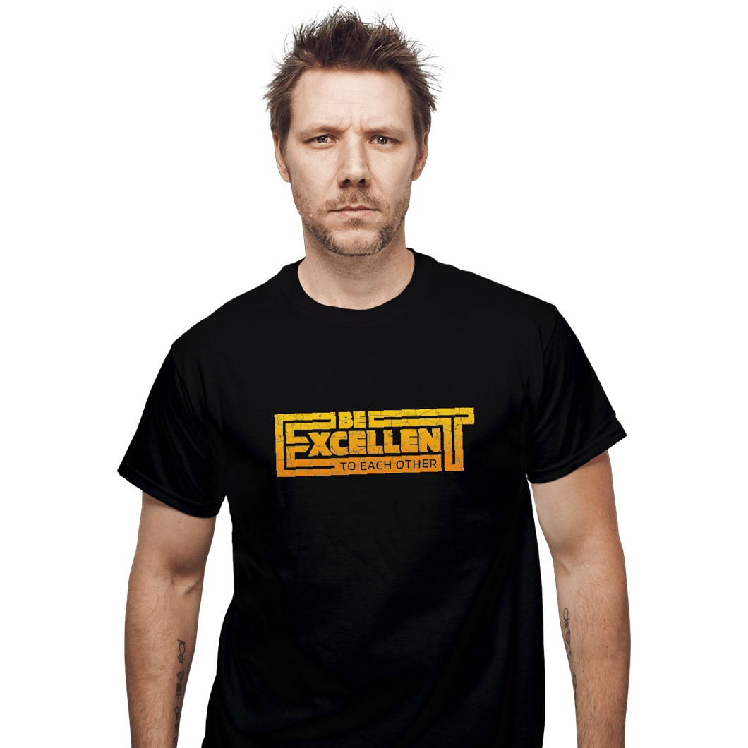 Shirts T-Shirts, Unisex / Small / Black Keanu Be Excellent To Each Other