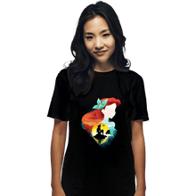 Load image into Gallery viewer, Secret_Shirts T-Shirts, Unisex / Small / Black Ariel Shadows
