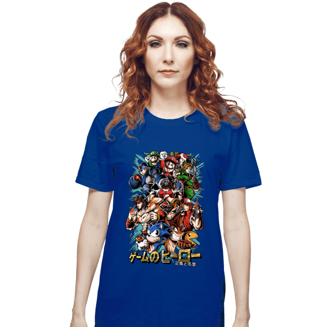 Daily_Deal_Shirts T-Shirts, Unisex / Small / Royal Blue Nostalgic Heroes!