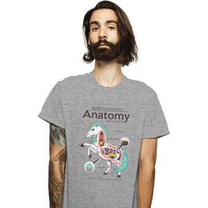 Shirts T-Shirts, Unisex / Small / Sports Grey Anatomy Of A Unicorn