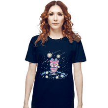 Load image into Gallery viewer, Shirts T-Shirts, Unisex / Small / Navy Starry Owl
