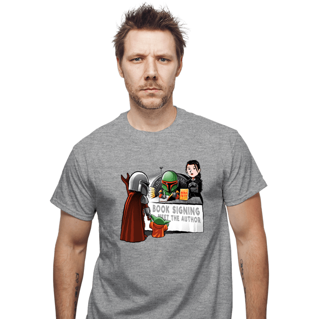 Daily_Deal_Shirts T-Shirts, Unisex / Small / Sports Grey Book Signing