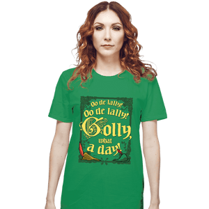 Secret_Shirts T-Shirts, Unisex / Small / Irish Green Golly, What A Day!