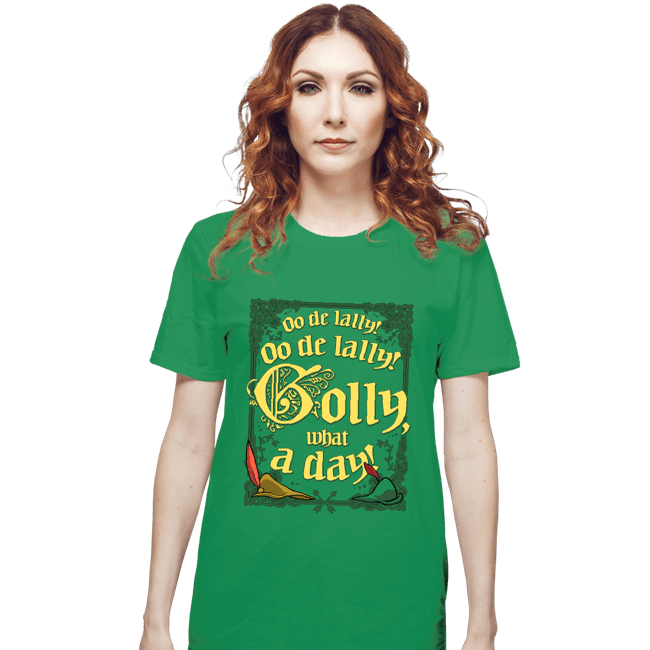 Secret_Shirts T-Shirts, Unisex / Small / Irish Green Golly, What A Day!