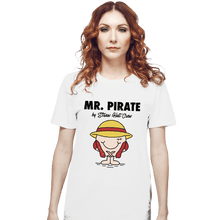 Load image into Gallery viewer, Shirts T-Shirts, Unisex / Small / White The Little Mr Pirate
