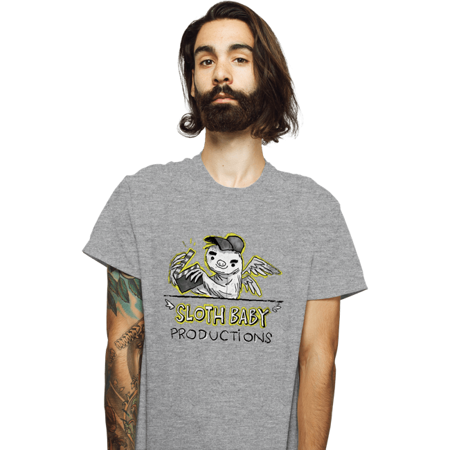 Secret_Shirts T-Shirts, Unisex / Small / Sports Grey Sloth Baby