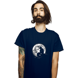 Daily_Deal_Shirts T-Shirts, Unisex / Small / Navy Moonlight Iron