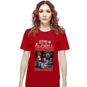 Daily_Deal_Shirts T-Shirts, Unisex / Small / Red RPG & Chill