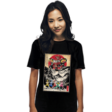 Load image into Gallery viewer, Daily_Deal_Shirts T-Shirts, Unisex / Small / Black Rangers In Japan Woodblock
