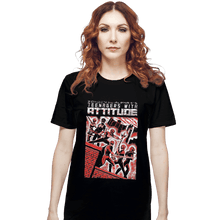 Load image into Gallery viewer, Shirts T-Shirts, Unisex / Small / Black Teens With Attitude
