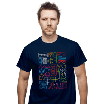 Daily_Deal_Shirts T-Shirts, Unisex / Small / Navy Nostalgic Doodles