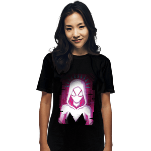 Daily_Deal_Shirts T-Shirts, Unisex / Small / Black Glitch Spider-Gwen