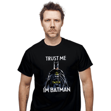 Load image into Gallery viewer, Secret_Shirts T-Shirts, Unisex / Small / Black Trust The Bat
