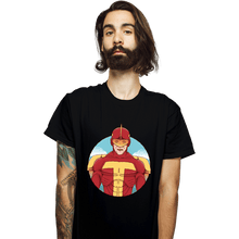 Load image into Gallery viewer, Shirts T-Shirts, Unisex / Small / Black Turbo Man
