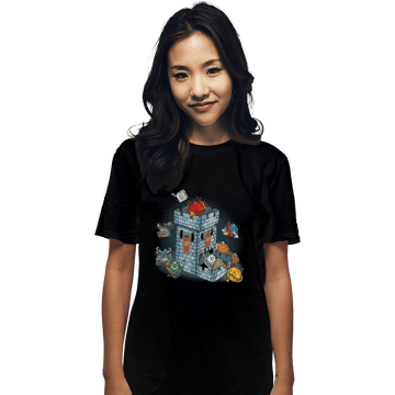 Shirts T-Shirts, Unisex / Small / Black Dice Tower