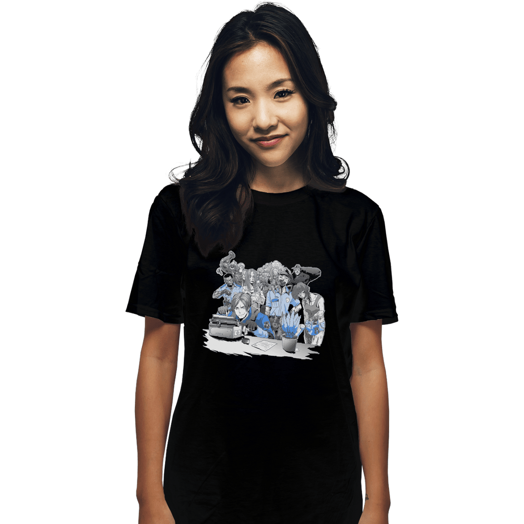 Shirts T-Shirts, Unisex / Small / Black Waiting