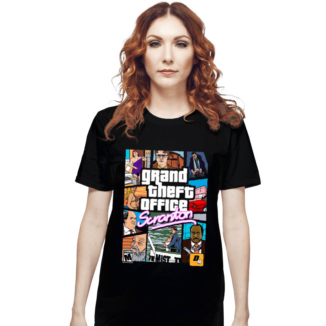 Shirts T-Shirts, Unisex / Small / Black Grand Theft Office