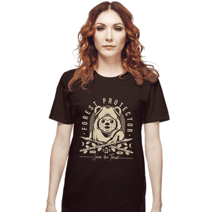 Shirts T-Shirts, Unisex / Small / Dark Chocolate The Forest Protector