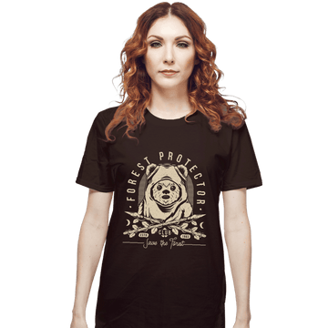 Shirts T-Shirts, Unisex / Small / Dark Chocolate The Forest Protector