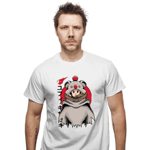Load image into Gallery viewer, Shirts T-Shirts, Unisex / Small / White Yuffie Moogle Cape
