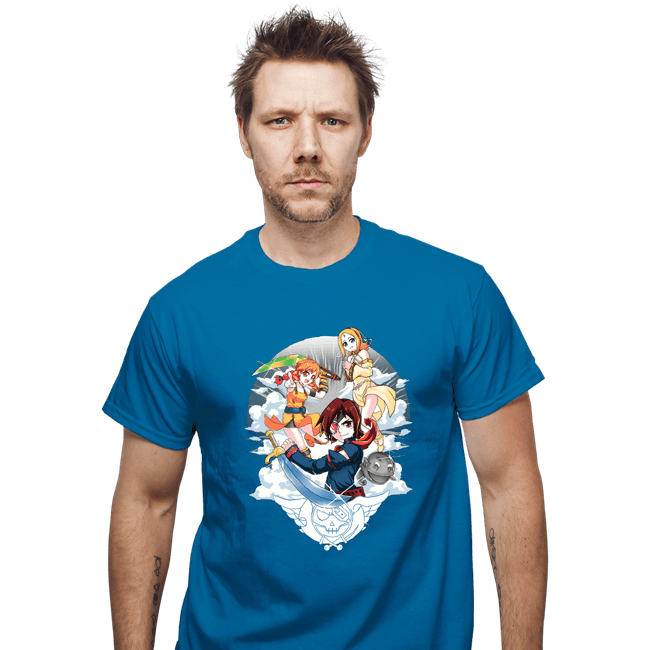 Shirts T-Shirts, Unisex / Small / Sapphire Sky Pirates