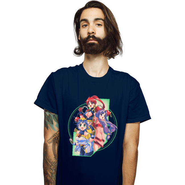 Daily_Deal_Shirts T-Shirts, Unisex / Small / Navy Robot Hearts
