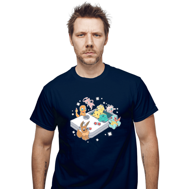 Shirts T-Shirts, Unisex / Small / Navy Pokeboy