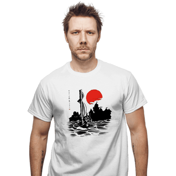 Shirts T-Shirts, Unisex / Small / White Red Sun Hero