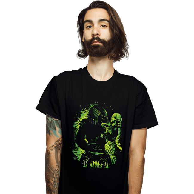 Secret_Shirts T-Shirts, Unisex / Small / Black Hunter Of Humans