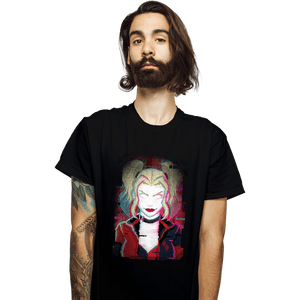 Daily_Deal_Shirts T-Shirts, Unisex / Small / Black Glitch Harley