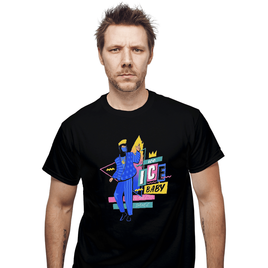 Shirts T-Shirts, Unisex / Small / Black Ice Ice Baby
