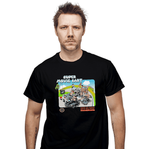 Shirts T-Shirts, Unisex / Small / Black Super Movie Kart