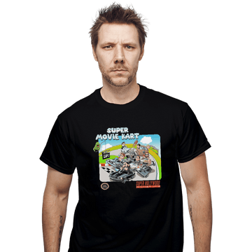 Shirts T-Shirts, Unisex / Small / Black Super Movie Kart