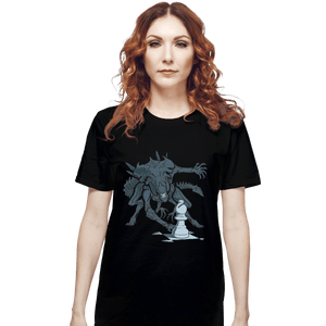 Shirts T-Shirts, Unisex / Small / Black Queen Takes Bishop