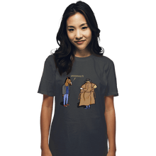 Load image into Gallery viewer, Shirts T-Shirts, Unisex / Small / Charcoal Trench Coat
