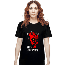 Load image into Gallery viewer, Secret_Shirts T-Shirts, Unisex / Small / Black Sith Happens
