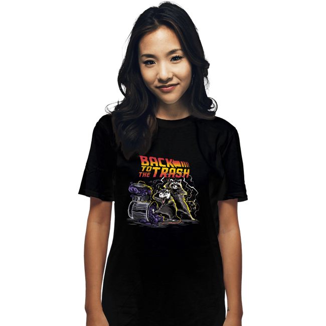 Shirts T-Shirts, Unisex / Small / Black Back To The Trash