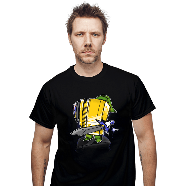 Shirts T-Shirts, Unisex / Small / Black 8-Bit Hero