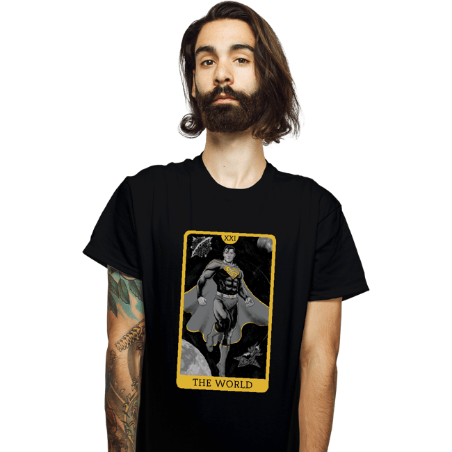 Daily_Deal_Shirts T-Shirts, Unisex / Small / Black JL Tarot - The World