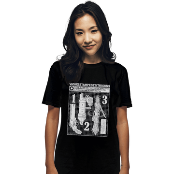 Shirts T-Shirts, Unisex / Small / Black Vash The Stampede's Triguns