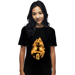 Daily_Deal_Shirts T-Shirts, Unisex / Small / Black Golden Saiyan Prince