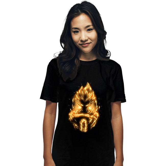 Daily_Deal_Shirts T-Shirts, Unisex / Small / Black Golden Saiyan Prince