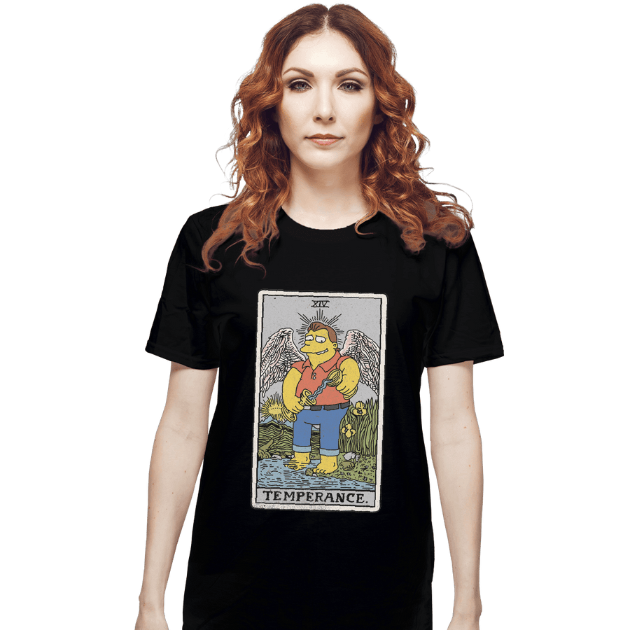 Shirts T-Shirts, Unisex / Small / Black Temperance