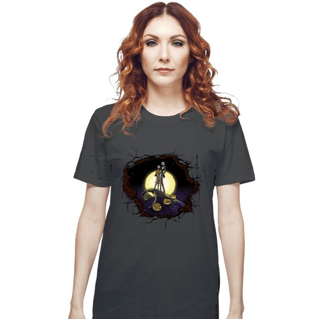 Secret_Shirts T-Shirts, Unisex / Small / Charcoal Nightmare Through The Wall