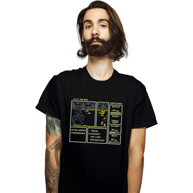 Secret_Shirts T-Shirts, Unisex / Small / Black Xeno Rpg Boss Fight