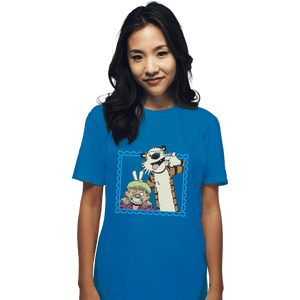 Shirts T-Shirts, Unisex / Small / Sapphire Exotic Joe and Tiger
